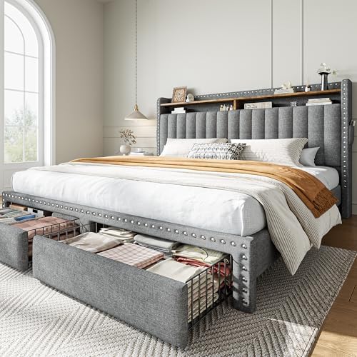 EnHomee King Size Bed Frame by EnHomee