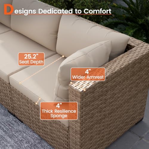 8 Piece Patio Furniture Set - Image 4