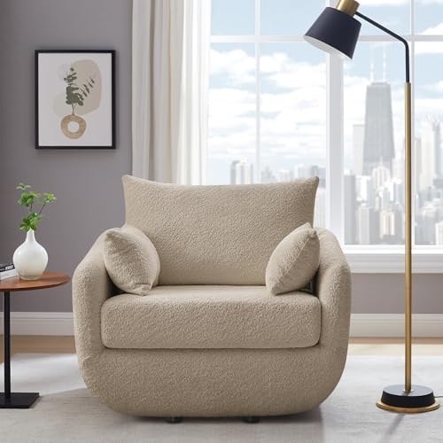 360° Swivel Accent Armchair, 39.3" Oversized by Unknown