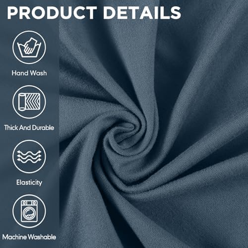 Peryiter 2 Pcs Couch and Loveseat Sofa Covers, Milk Silk - Image 5