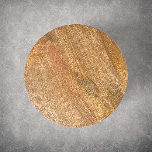 SIMPLIHOME Boyd 13" Wide Solid Mango Wood Table in Honey Earthtone - Image 4