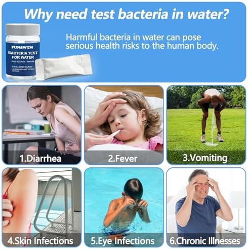 Coliform Bacteria Water Test Kit: 4-Pack Water Bacteria Test Kit Easy At-Home - Image 5