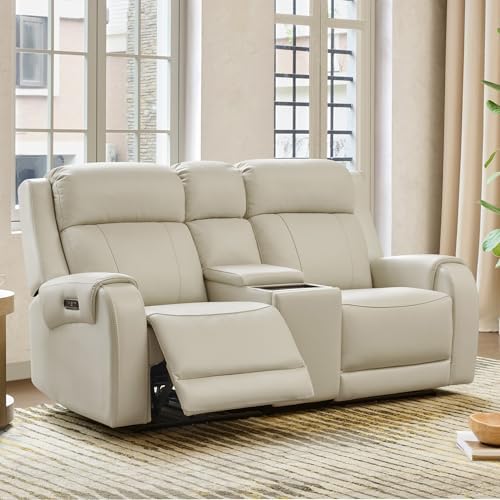 CHITA Genuine Leather Power Recliner Sofa, Loveseat by Unknown