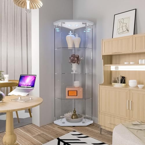 Beauty4U Corner Glass Display Cabinet by Beauty4U