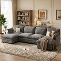 U Shaped Modular Sectional Couch, Comfy Sofa by Unknown