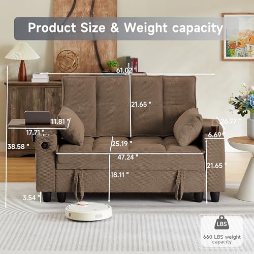 hansones 61" Loveseat Sofa - Image 2