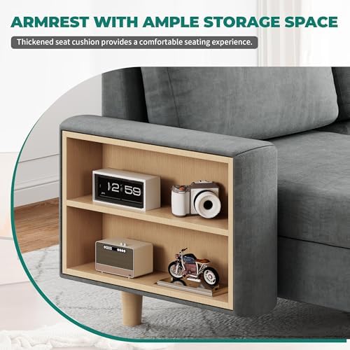 YITAHOME 109"Sectional Couches for Living Room, U Shaped Couch w/4 Seat Sofa - Image 5