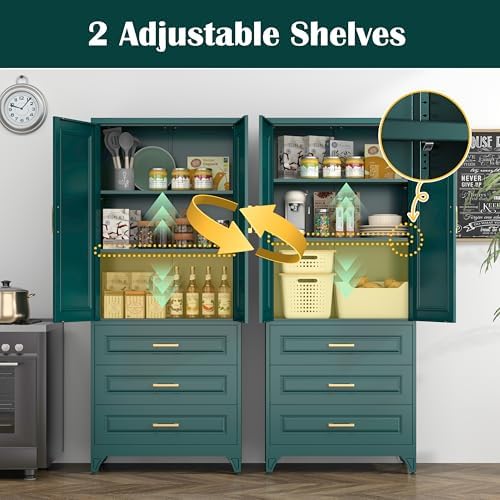 SteeLoong 75" Metal Storage Cabinet - Image 5