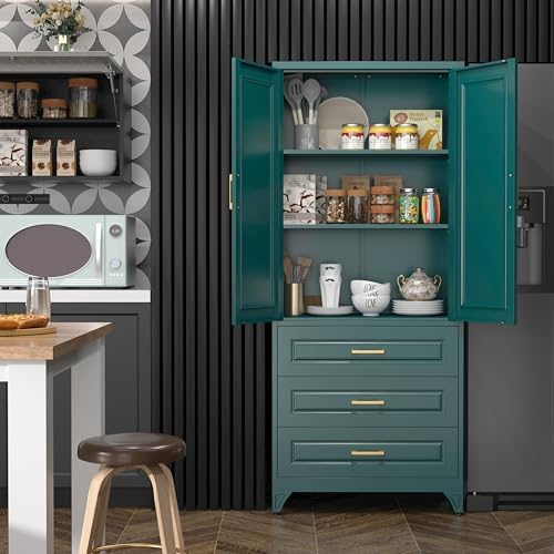 SteeLoong 75" Metal Storage Cabinet - Image 2
