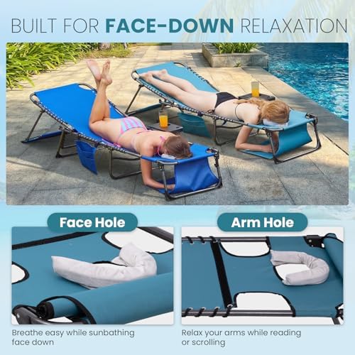 FUNDANGO 400lbs Heavy Duty Tanning Chair - Image 4