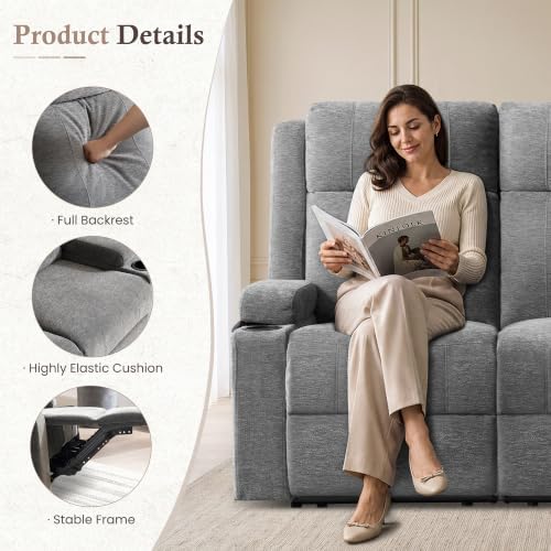 Recliner Loveseat, Double Recliner Loveseat - Image 6