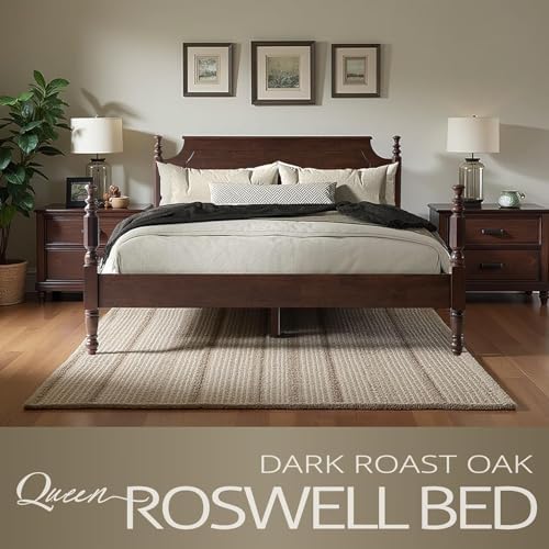 Solid Wood Queen Size Platform Bed Frame - Image 3