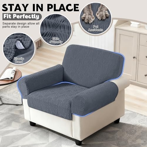 VANSOFY Stretch Couch Cushion Covers - Image 4