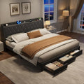Garvee King Size Bed Frame by Garvee
