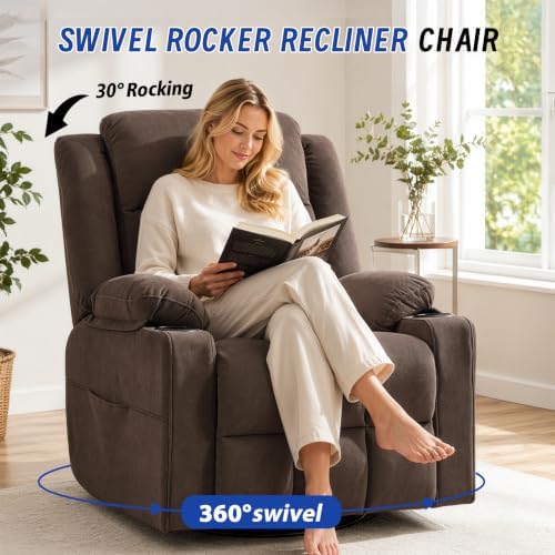 Swivel Recliner Chair for Adults - Image 6