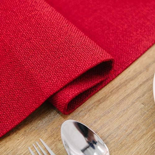 Soft Caddice Faux Linen 2 Side Table Runner, eco-Friendly Fabric Handcrafted - Image 5