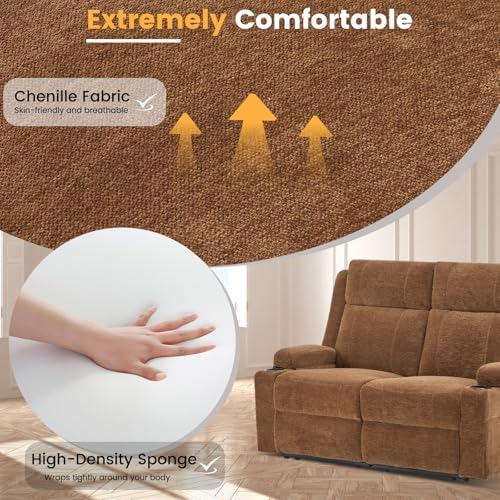 Recliner Loveseat, Double Recliner Loveseat - Image 5