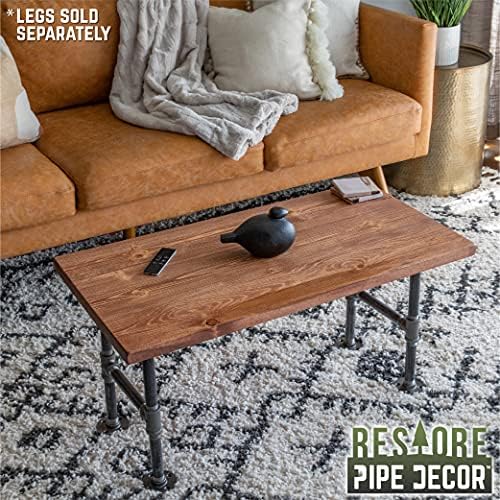 PIPE DECOR Restore Solid Wood Coffee Table Top 18 in. x 36 in. x 1.25 in. - Image 2