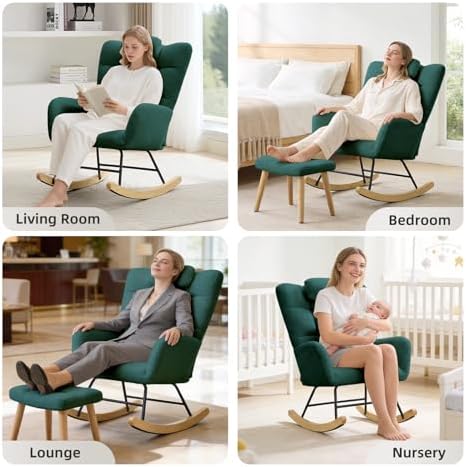 Garvee Nursery Rocking Chair - Image 6