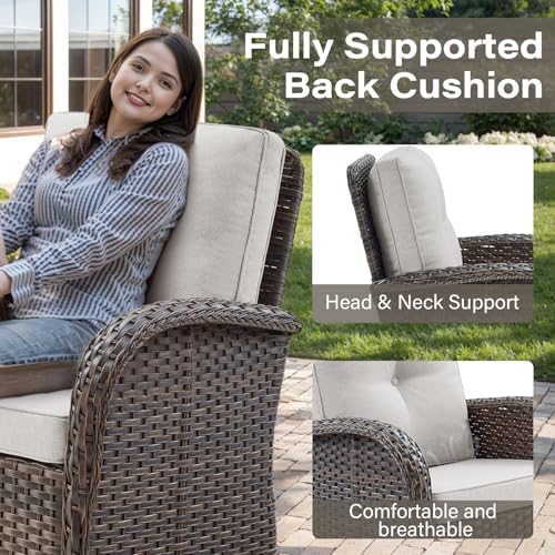 Belord Wicker Outdoor Furniture Set - Image 4