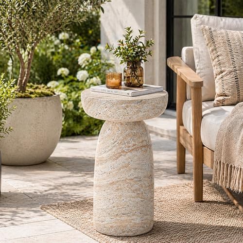 Outdoor Side Table Pedestal by Ultym