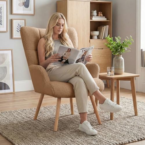 Joysoul Modern Accent Chair, High Back Arm Chair - Image 6