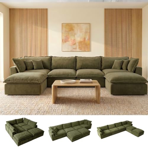 WEUP 170" Oversized Modular Sectional Sofa, Boneless Couch by Unknown