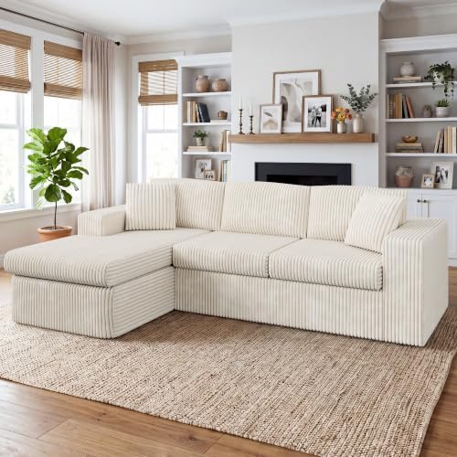 Shintenchi 103" Boneless Couch, L Shaped Modular Sectional Sofa by Shintenchi%7CFurnitureMadeforRealLife