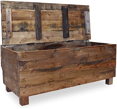 SKM Bench Solid Reclaimed Wood 86x40x60 cm - Image 7