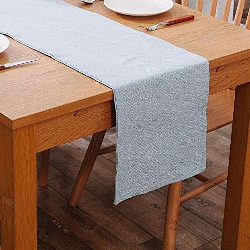 12 x 36 Inch Long Handmade Soft Faux Linen Table Runner by NATUS+WEAVER