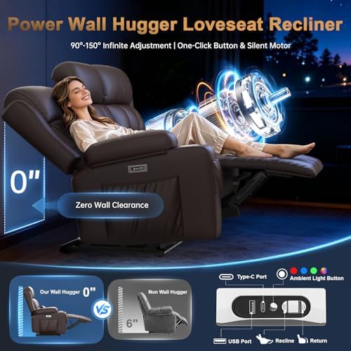 RV Loveseat Recliner Sofa, Home Theater Seating - Image 3