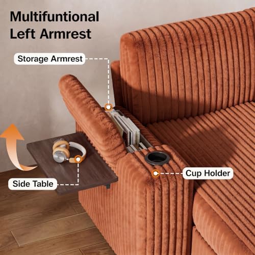 WEUP 86" Modular Sectional Sleeper Sofa - Image 7
