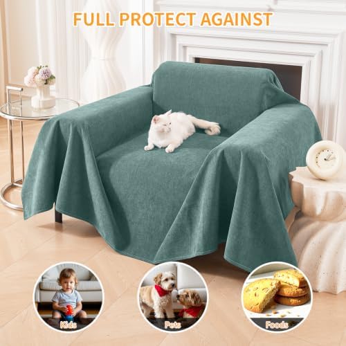 Deep Dream Cat-Scratch Resistant Couch Cover, Waterproof Sofa Cover - Image 5
