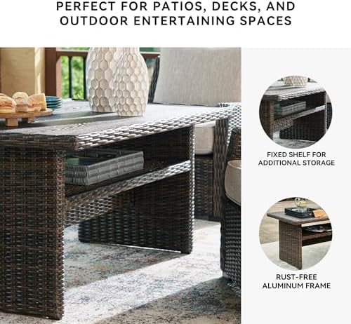 Signature Design by Ashley Brook Ranch Outdoor Dining Table - Image 5