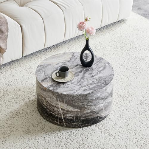 Round Coffee Table Living Room Table - Image 4