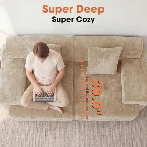 84" Modular Loveseat Couch - Image 3