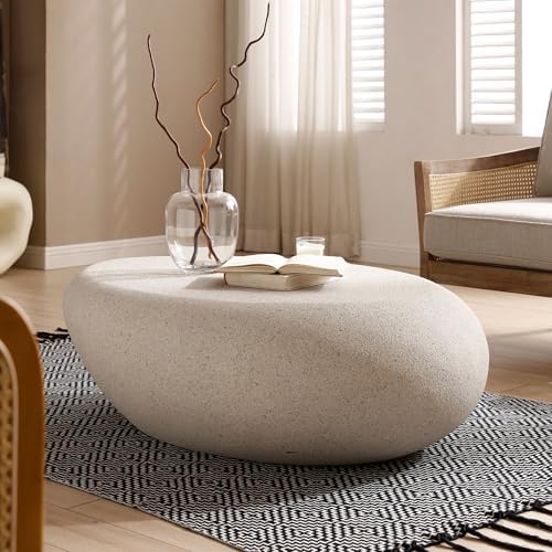 JUSTONE 43.31" Oval Coffee Table - Image 5