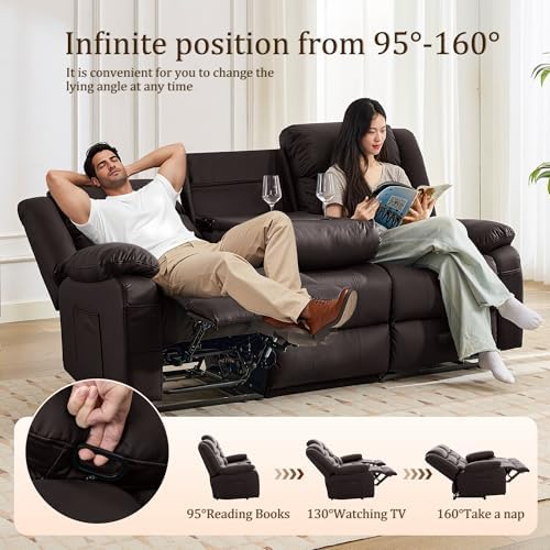 Korser Recliner Sofa, Reclining Loveseat - Image 3