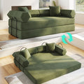 79" Convertible Futon Sofa Bed, Boneless Couch by SAVENICA