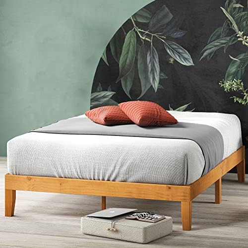 Zinus Alexia Wood Platform Bed Frame, Solid Wood Foundation, No Box Spring - Image 3