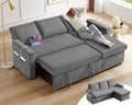 Vipbear 80" Sectional Sleeper Sofa Bed by VipbearLiving