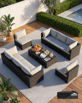 WWR Patio Furniture Set 10 Piece by Unknown