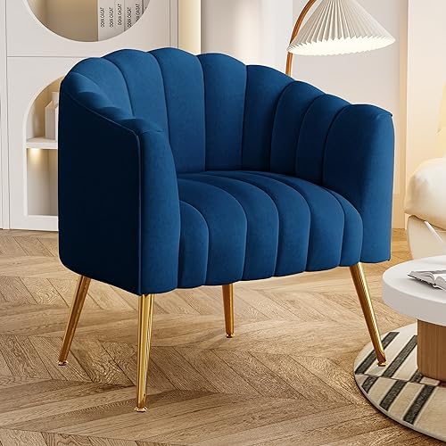 Dewhut Oversized Pumpkin Couch Accent Chair, Modern Comfy Velvet Upholstered by FocusOnQualityFurniture