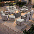 Luxury Patio Furniture Set 10pcs by Bellefurn