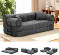78.8" Convertible Sofa Bed, High Back Boneless Couch by NNQComfyHome