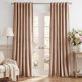 StangH Blush Beige Velvet Curtains by StangH