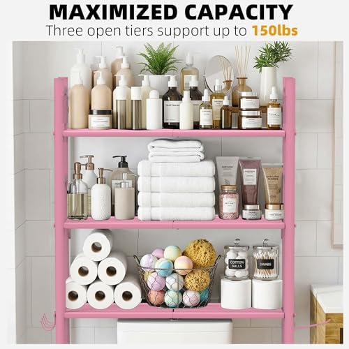 GloTika 3-Tier Over Toilet Storage - Image 5