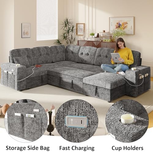 Modular Sectional Sleeper Sofa - Image 4