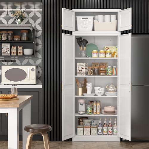 Steeloong 86"Metal Pantry Storage Cabinet - Image 2