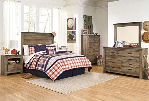 Signature Design by Ashley Trinell Full Panel Headboard, Warm Brown - Image 2